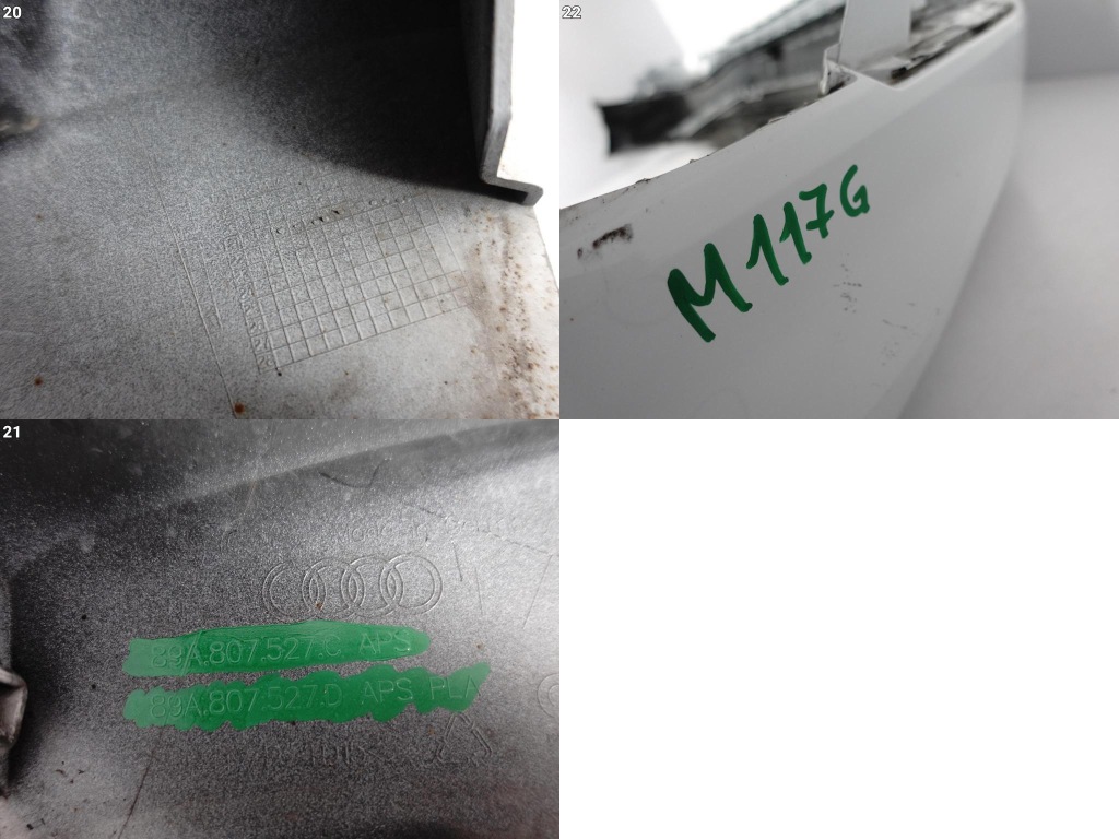 фото №12, Audi q4 e-tron 89a s-line 21- бампер спойлер задня pdc