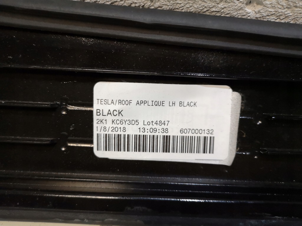 фото №6, Молдинг дахова tesla s