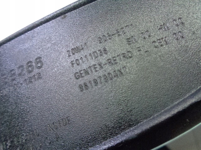 фото №4, Дзеркало внутрішнє peugeot 508 ii 2018-