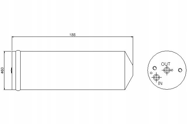 фото №1, Nissens осушитель кондиционера lexus es