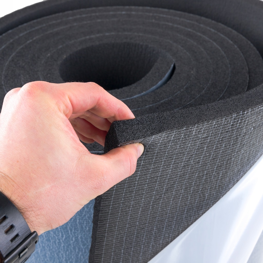 Пена шумоизоляционная do автомобиля с klejem 19mm gruba изоляция hałasu подогреватель Недорого