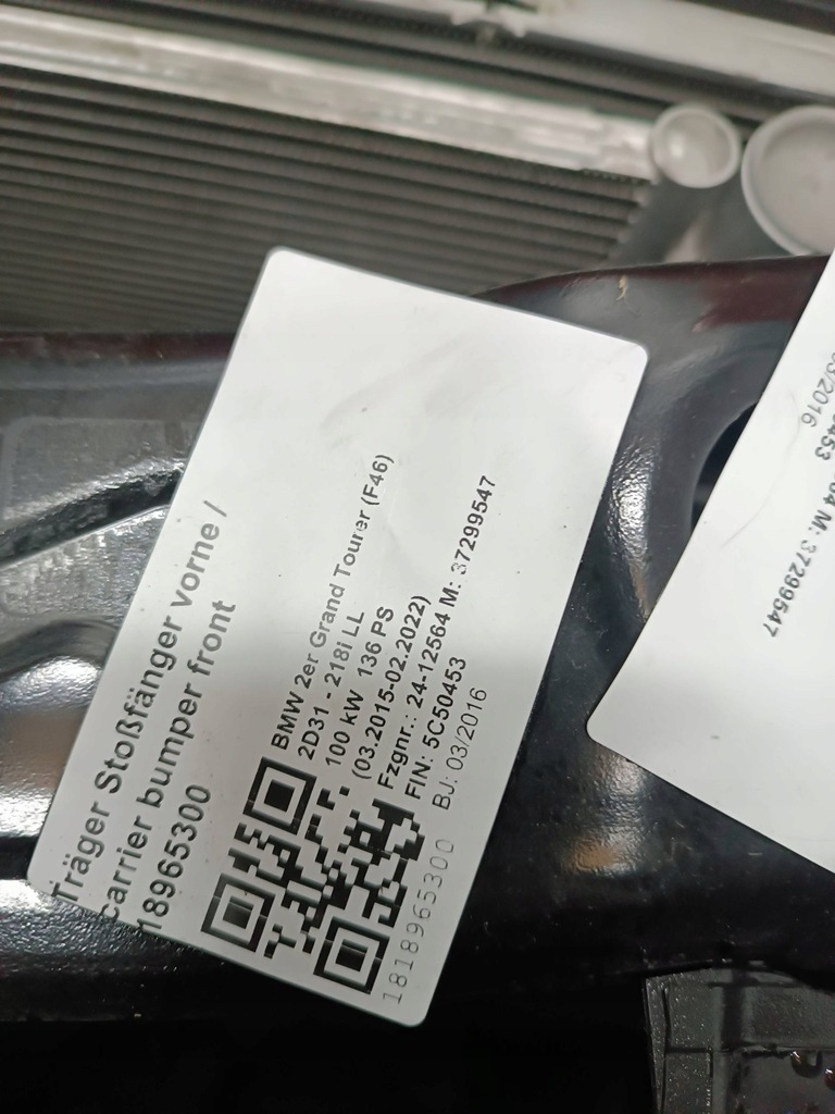 фото №8, Капот крыло бампер pas перед kol.c06 комплект bmw 2 f46 f45