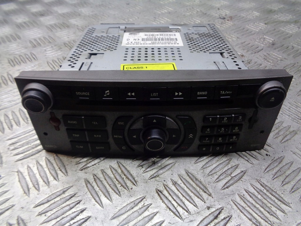 фото №1, Радио заводской cd citroen c5 ii 96601839yw