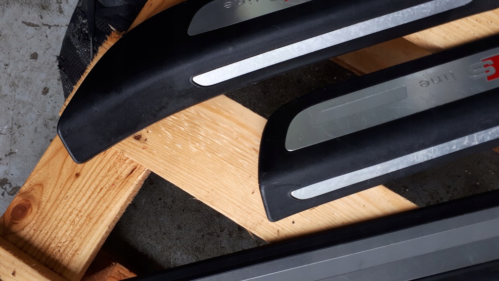 фото №7, Q5 8r молдинг накладка порог перед задняя sline 4x