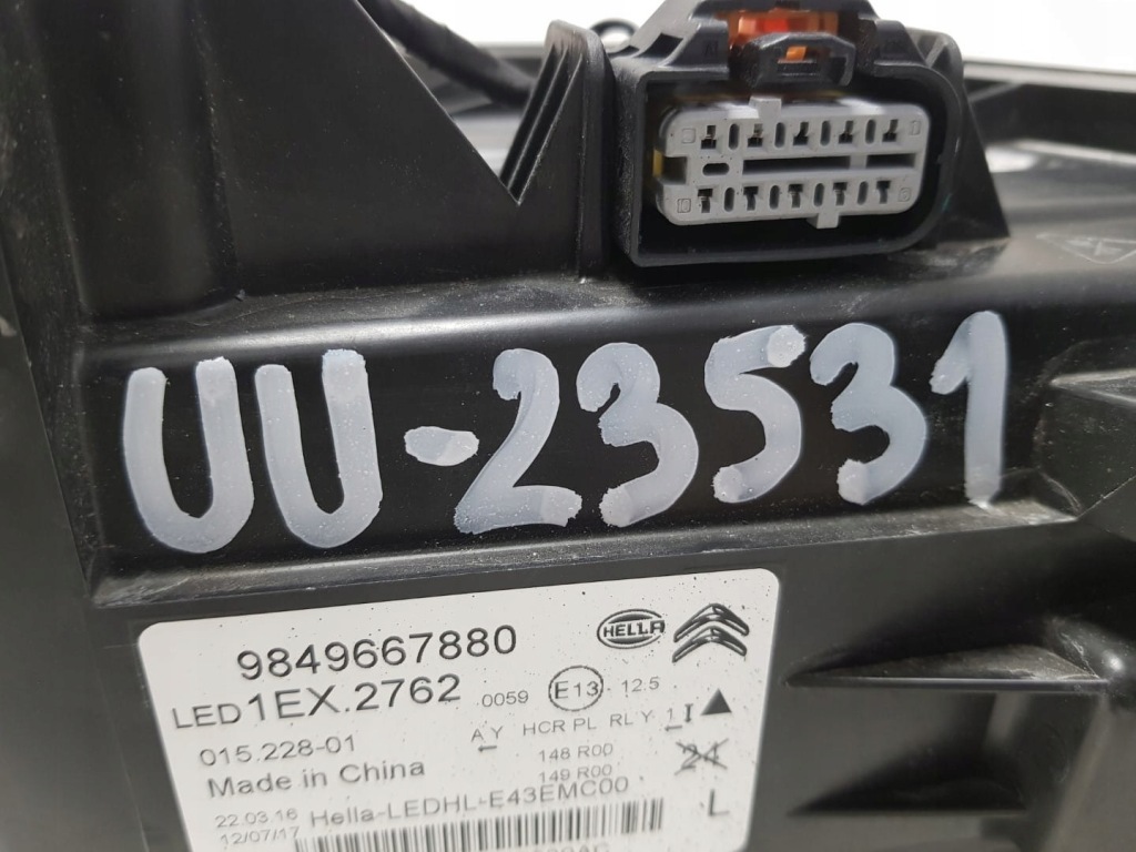 Citroen c5 x c5x 2022 2023 2024 лампа левая led передняя перед 9849667880 в Украине