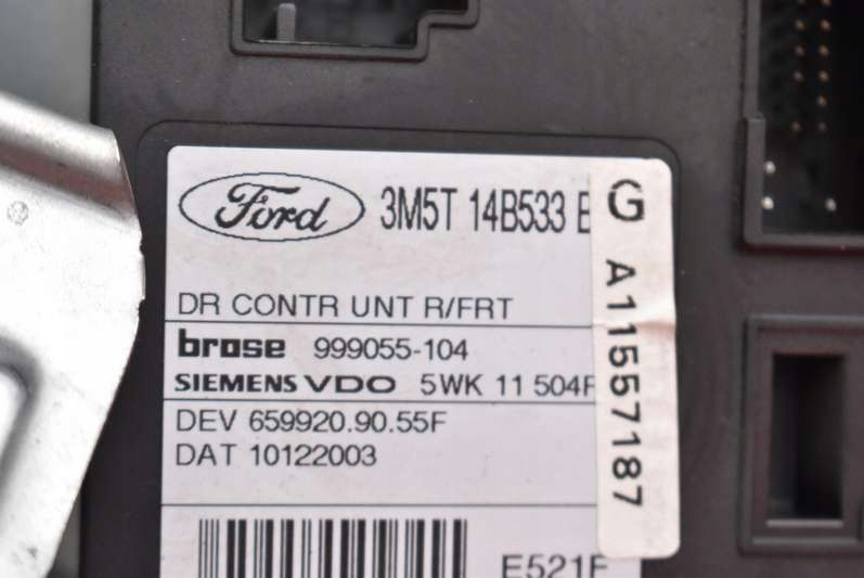 фото №6, Подъемник стекло правый перед eu 3m51r203a28mn ford focus c-max mk1 1 i 03-07