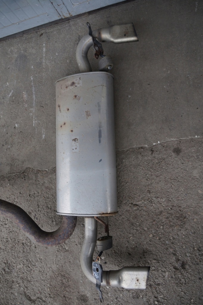 фото №4, Volvo s60 ii v60 lift гаситель конечный выхлоп 2 насадки хром