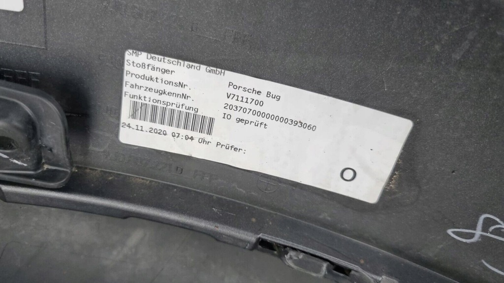 фото №13, Porsche taycan 9j1 бампер передній 9j1807221d