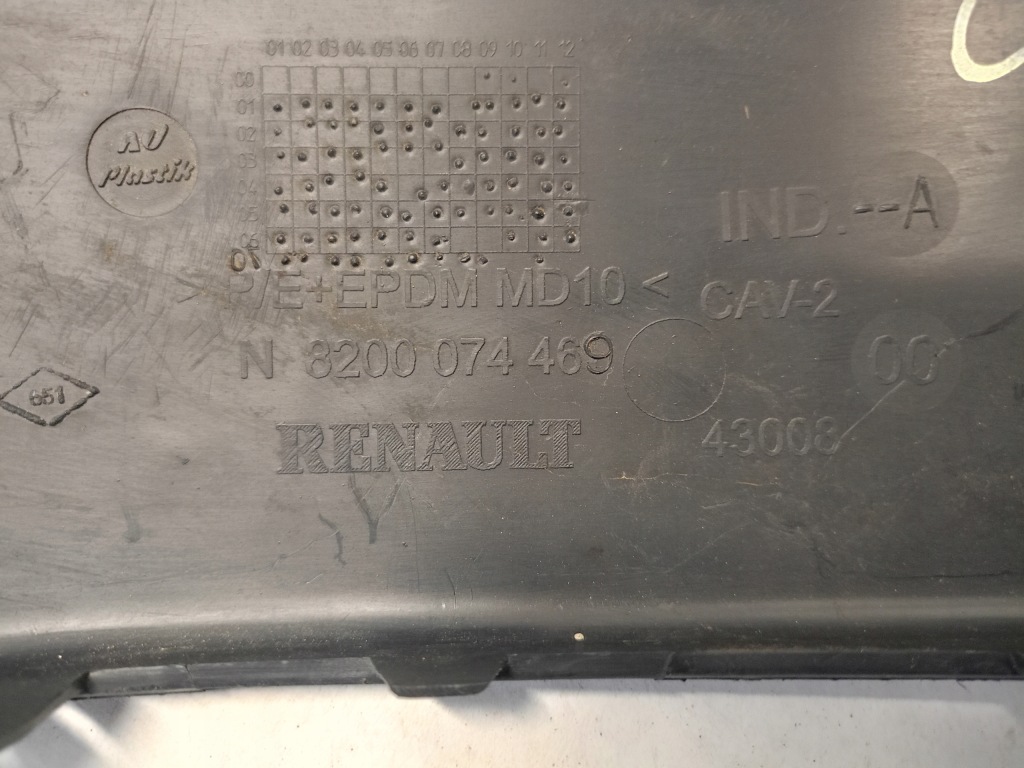 фото №5, Молдинг бампера перед левый 8200074469 renault clio ii lift