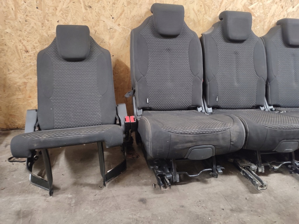 фото №10, Заднее сиденье задняя citroen c4 grand picasso i сиденья 2 i 3 ряд комплект 2006-2013