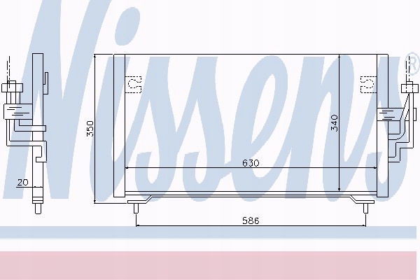 фото №8, Nissens 94702 конденсатор, кондиционер