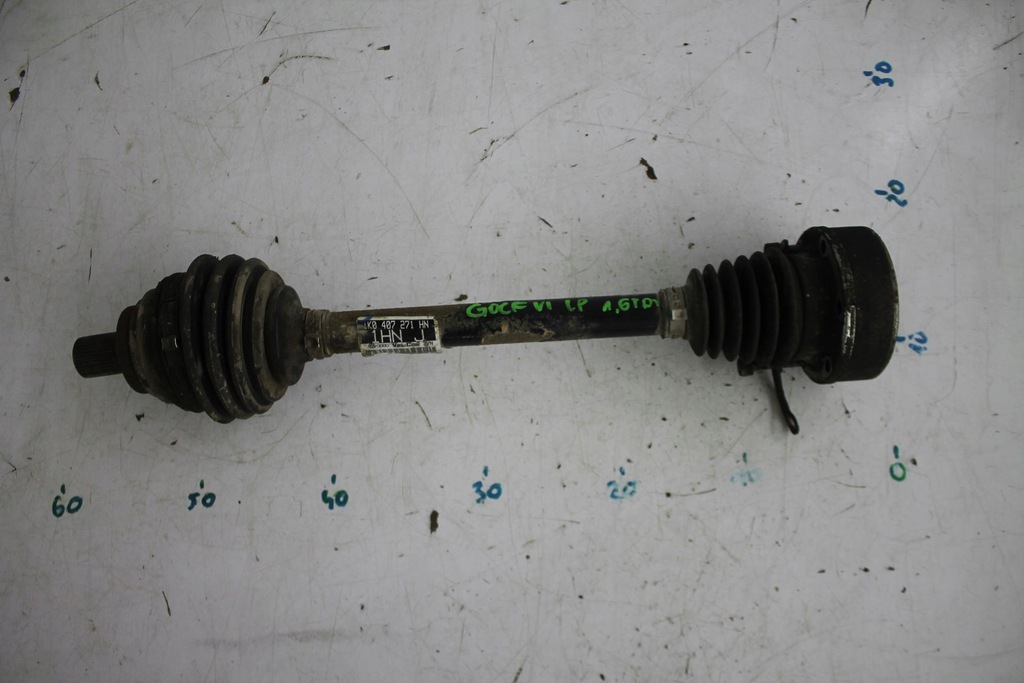 фото №1, Привідний вал лівий перед передня 1k0407271hn vw golf vi