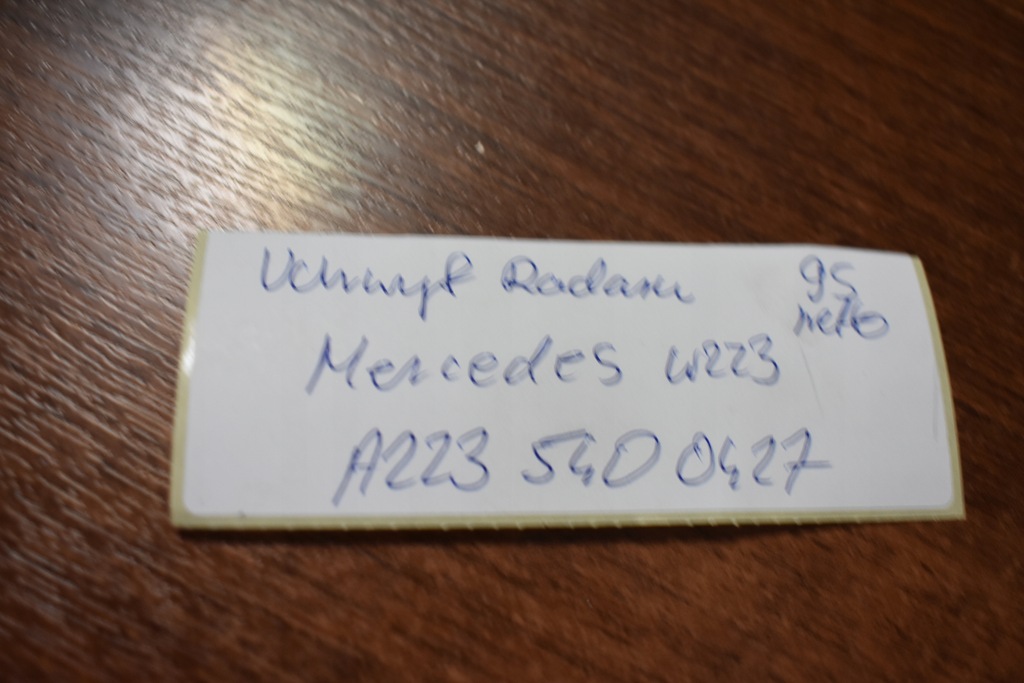 фото №4, Idealny кронштейн радара mercedes w223 1