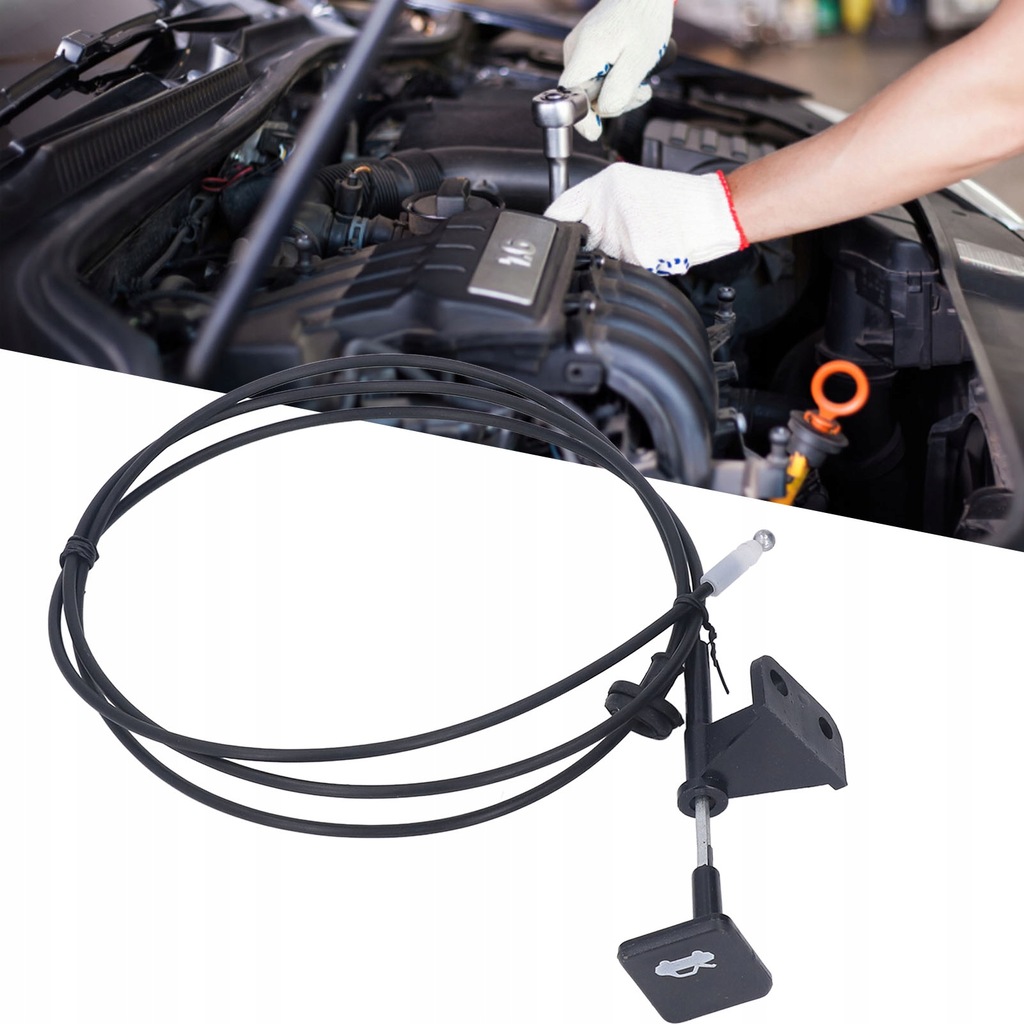 фото №11, Трос отпускающая капот двигателя с крепление do ciągnięcia 74130snaa01