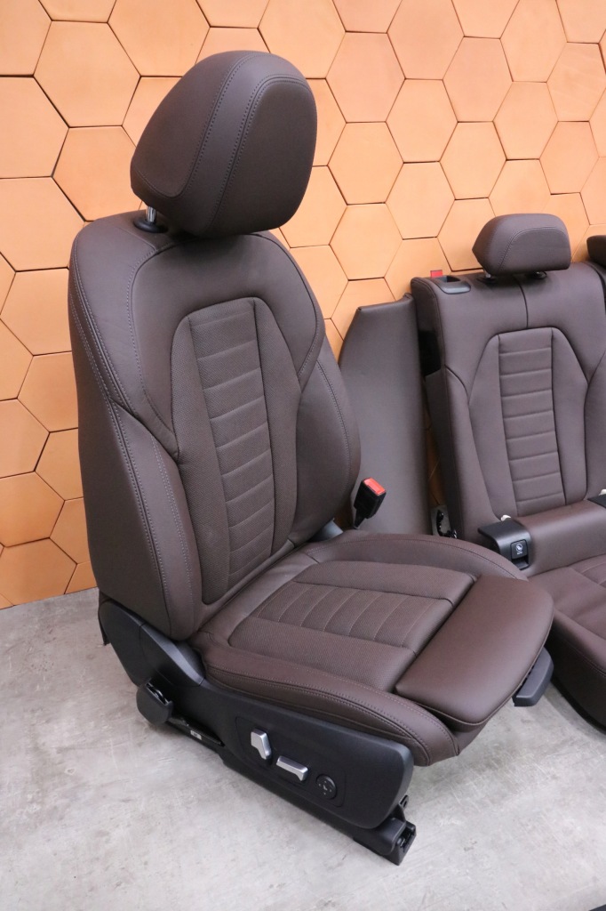 фото №10, Bmw x4 g02 lci салон сидіння заднє сидіння обшивки mokka sport вентиляція обігрів