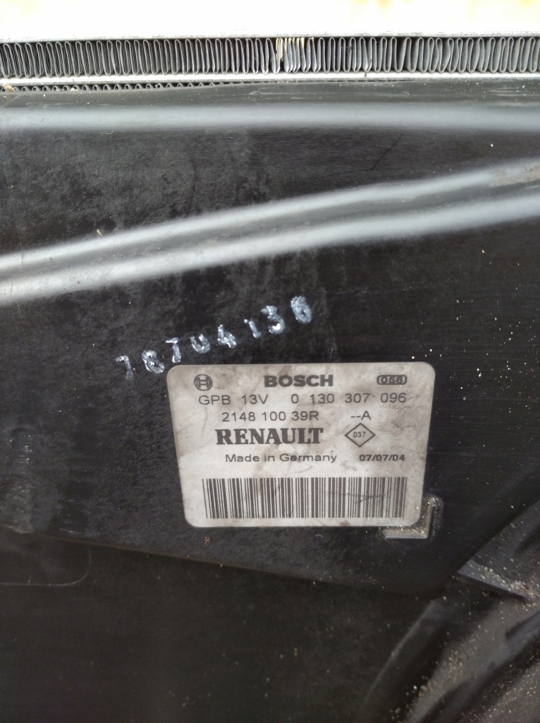 фото №5, Радіатор wody вентилятор 214000003r laguna iii 2.0 dci