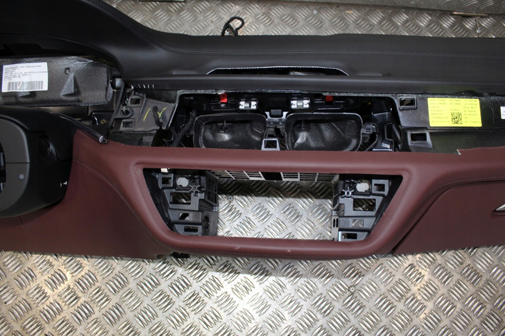 фото №6, Bmw 7 g11 g12 lift приборная панель individual панель  кожа