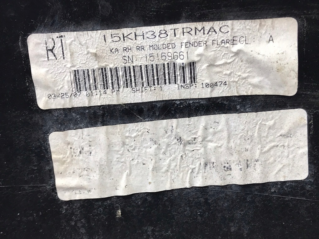 фото №6, Dodge nitro молдинг крыла задняя правая ps2 2007