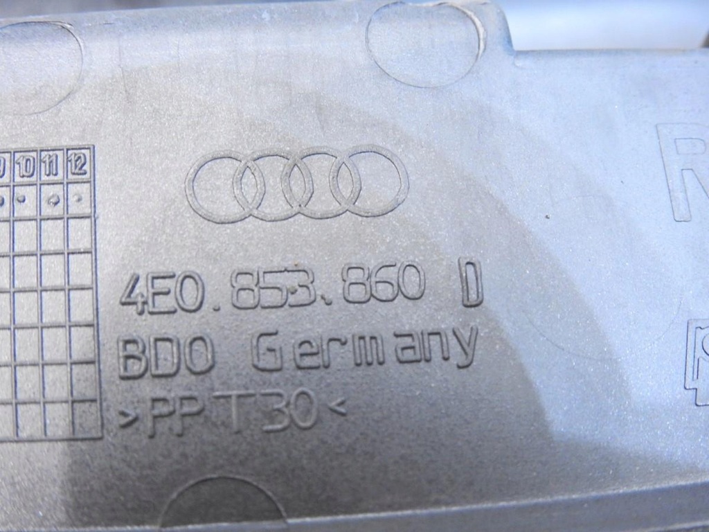 фото №9, Молдинг накладка поріг права lz9w audi a8 d3 4e0853860d