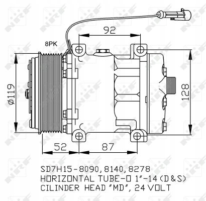 фото №11, Компресор кондиціонера iveco eurocargo i-iii 8060.25v.4000-f4ae3681e