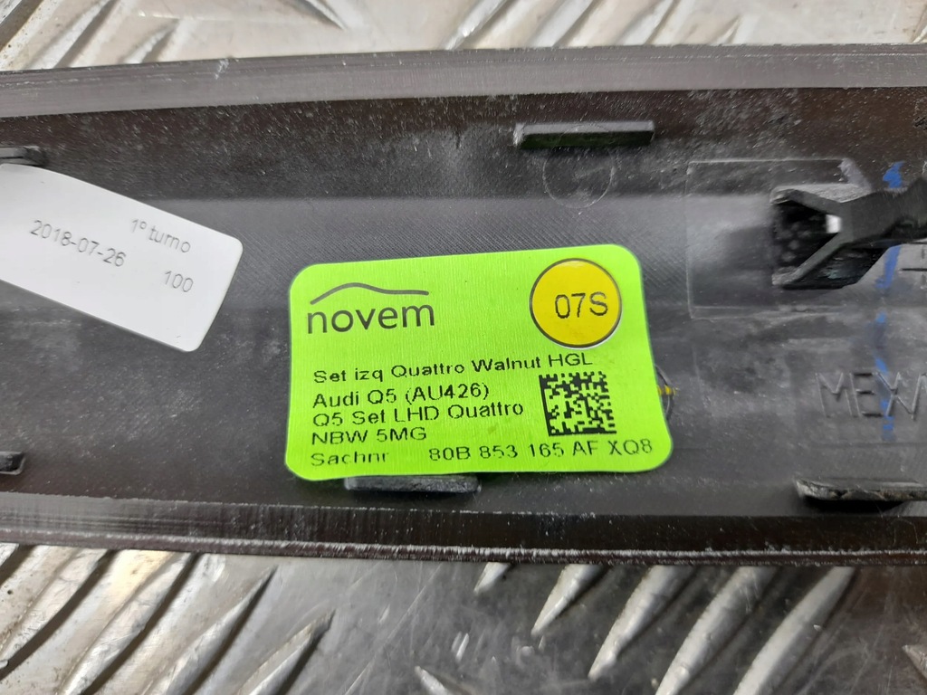 фото №10, Audi q5 sq5 80b853190e ustaw ручка внутрішнє