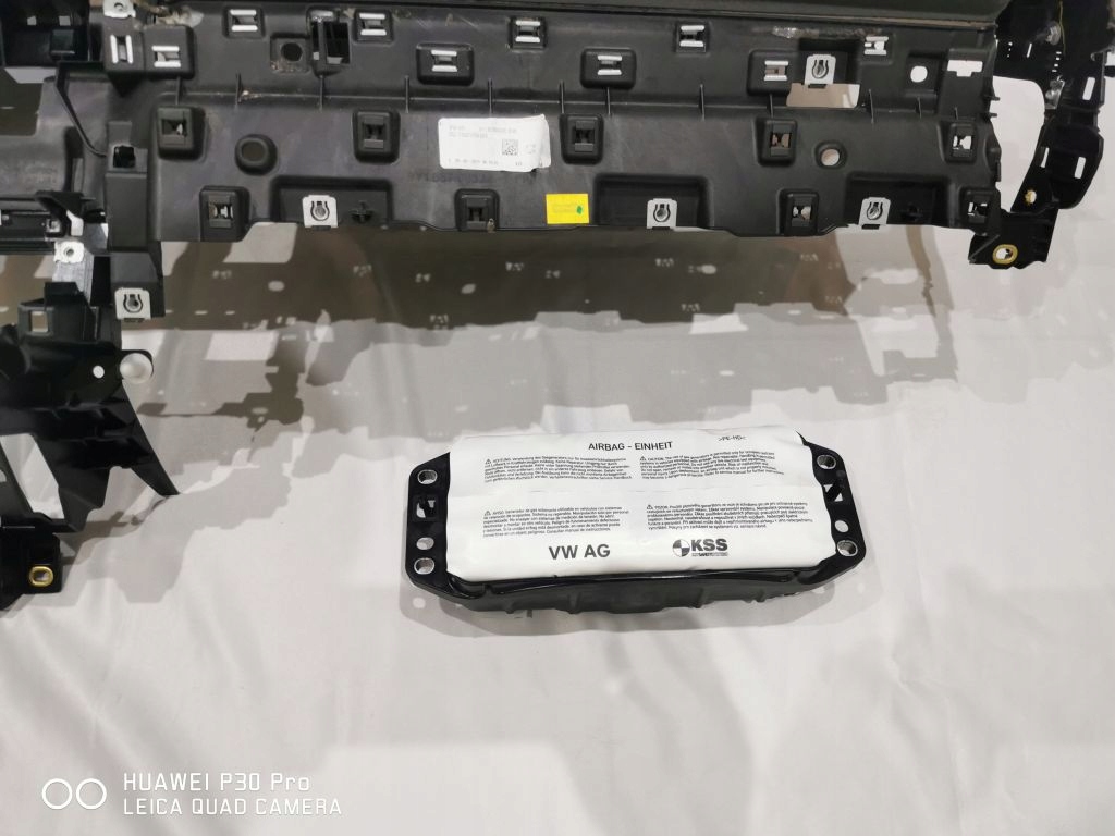 фото №5, Porsche cayenne iii консоль панель приладів приладова + подушка безпеки 9y0 сіра.