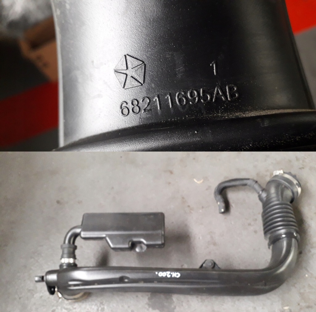 фото №1, Chrysler 200 ii 2014-16r 2.4 труба повітрозабірник резонатор повітря 68211695ab