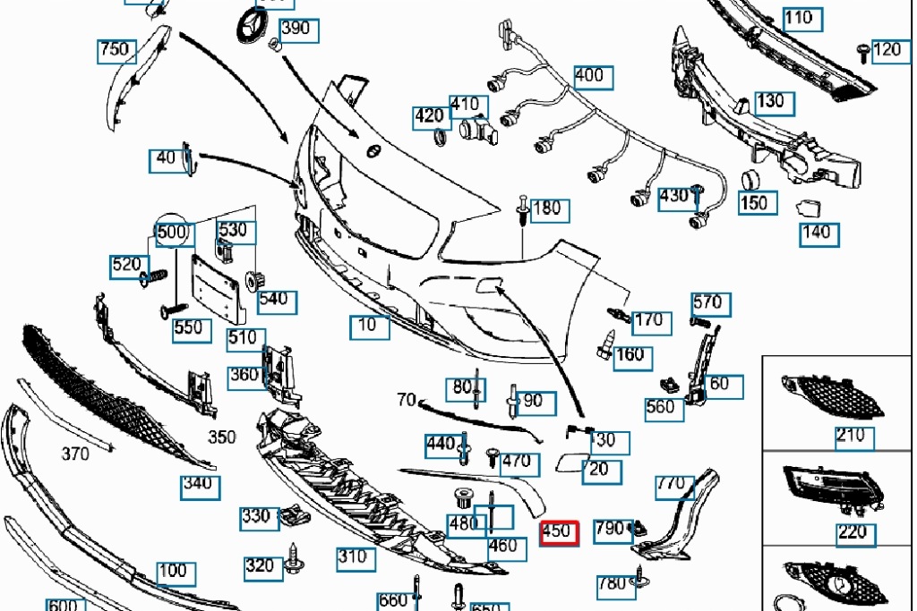 Mercedes benz w176 передний левый спойлер крышка багажника a1768850138 оригинальный Цена