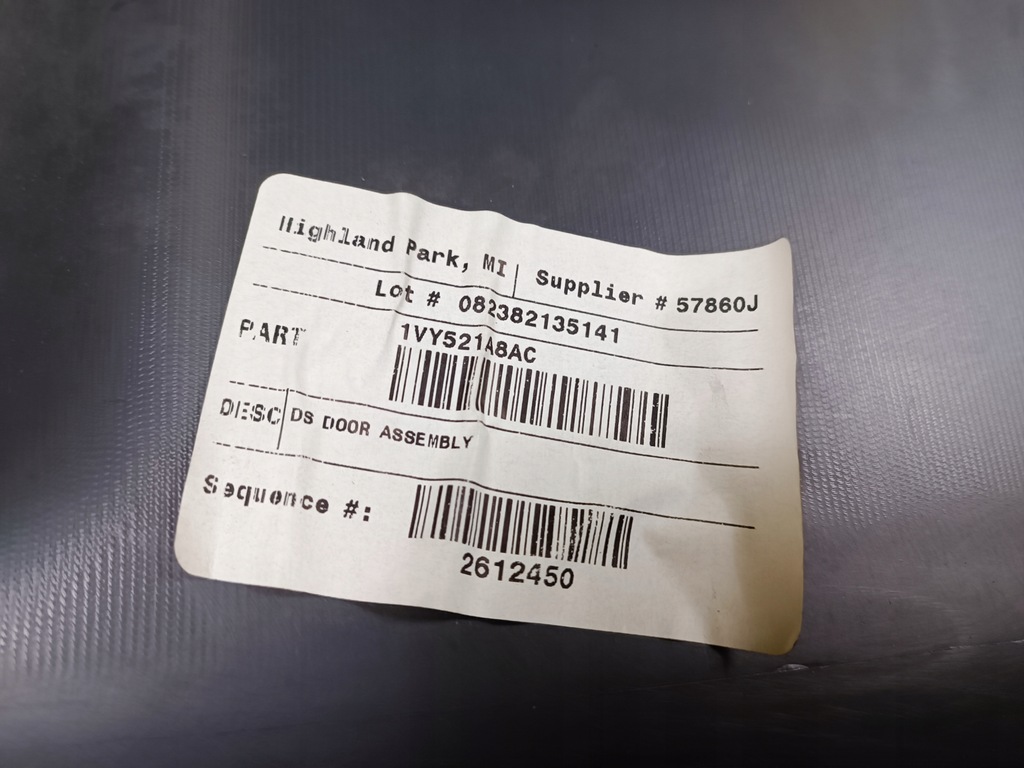 фото №7, Обшивка дверь задняя задний правый dodge ram 1500 quad cab 2011-