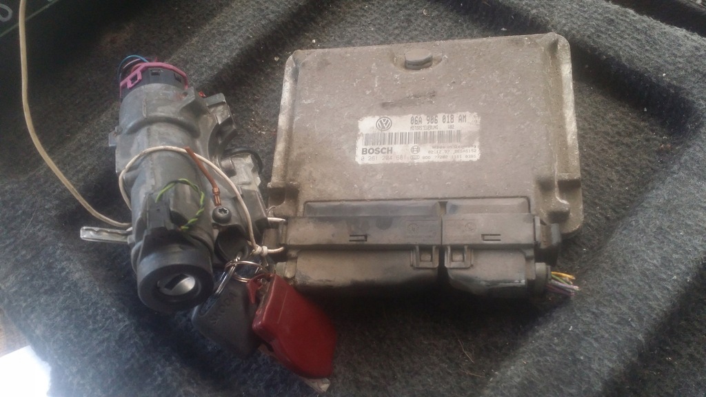 фото №1, Блок управления бортовой компьютер 06a906018am замок зажигания octavia
