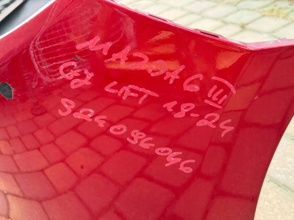 фото №14, Mazda 6 gj gl iii 3 lift 18-24 бампер перед передній