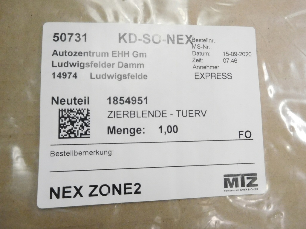 фото №7, Наклейка дверь левый перед ford ranger оригинальный номер 1854951