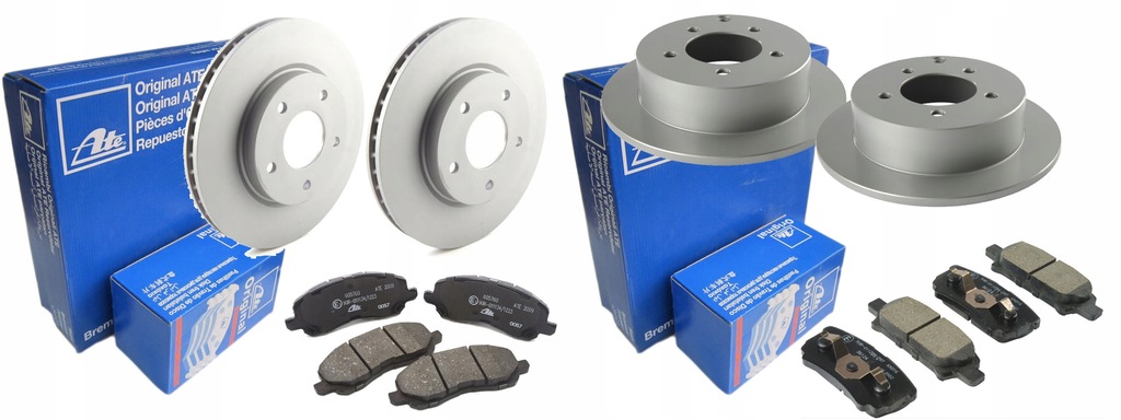 фото №1, Тормозные диски тормозные колодки p+t ate mitsubishi lancer viii