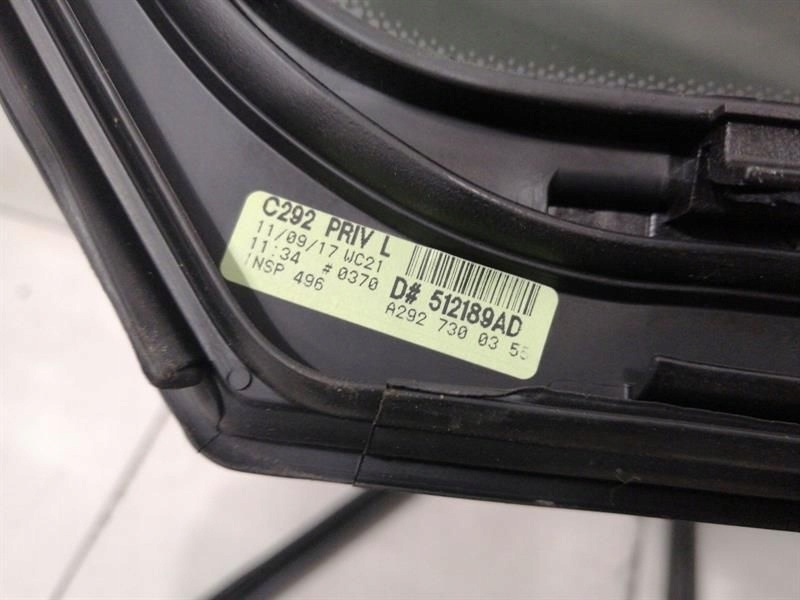 Mercedes-benz ліве задні 1/4 скло a2927300355 Зі Шроту