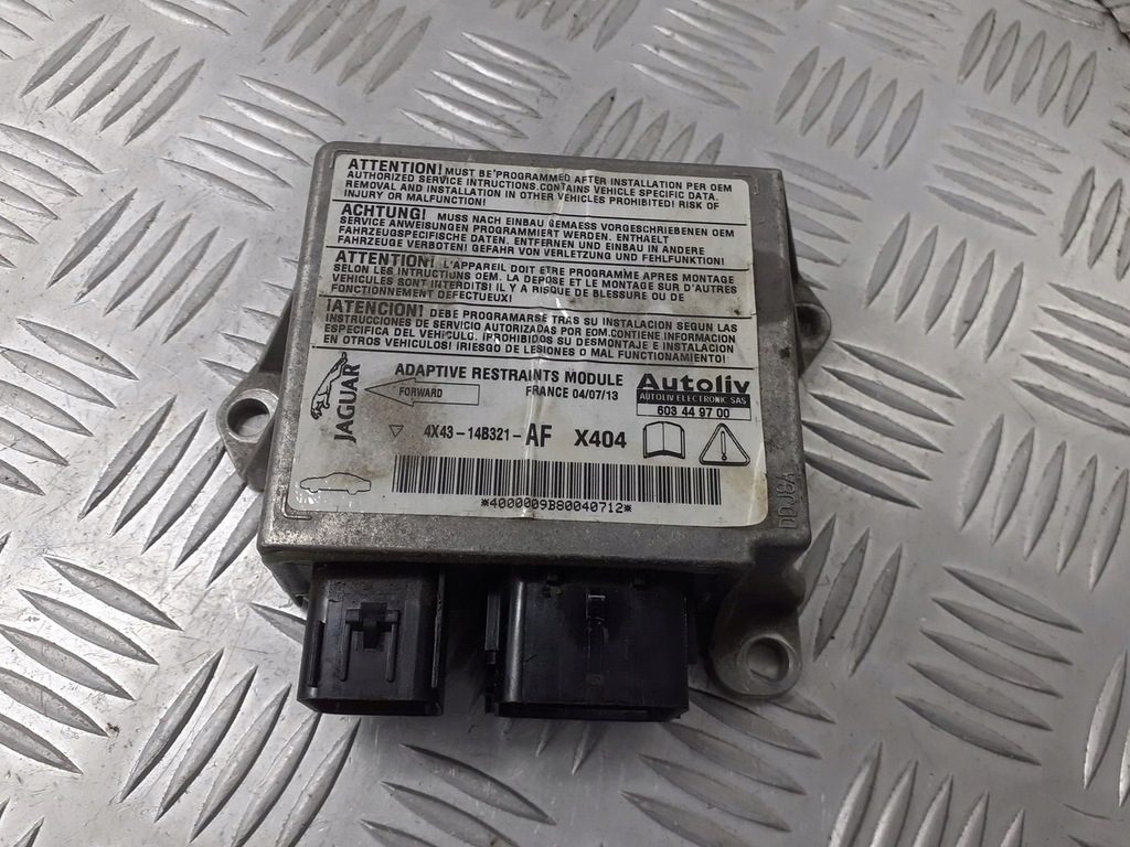 фото №1, Модуль подушка безопасности jaguar x-type 4x43-14b321