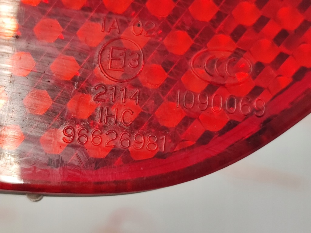 фото №5, Chevrolet captiva i lift 12r отражатель бампера левый задняя 96626981