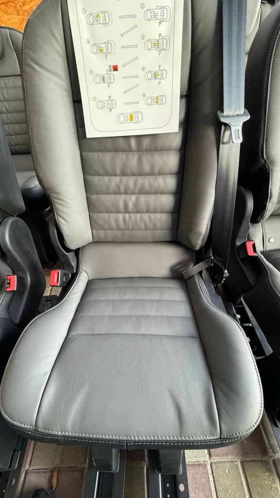 фото №4, Сиденья ford transit custom-skóra