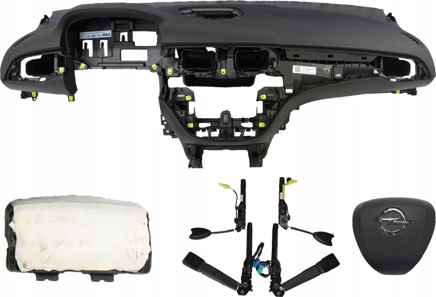 фото №1, Панель приладів консоль подушка безпеки ремені opel corsa e