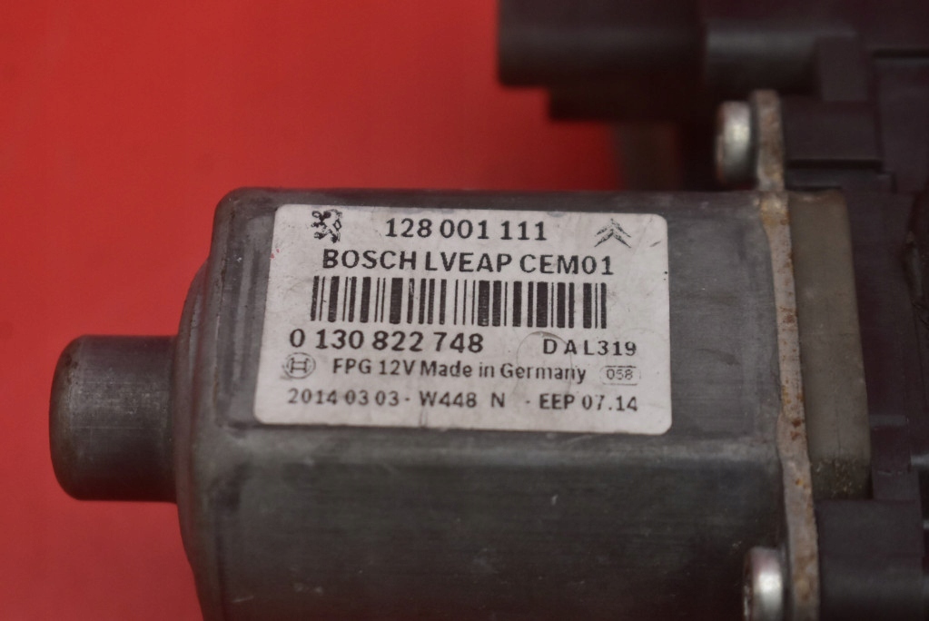 фото №7, Підйомник скло лівий перед eu 128001111 citroen c5 ii x7 iii 08-17