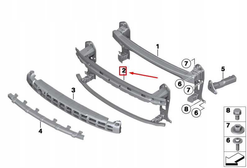 фото №8, Mini clubman r55 передняя часть бампер carrier 7255122 51117255122