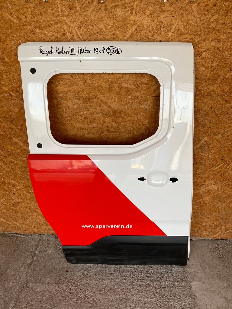 фото №2, Peugeot rifter дверь правое задняя сдвижные poznań