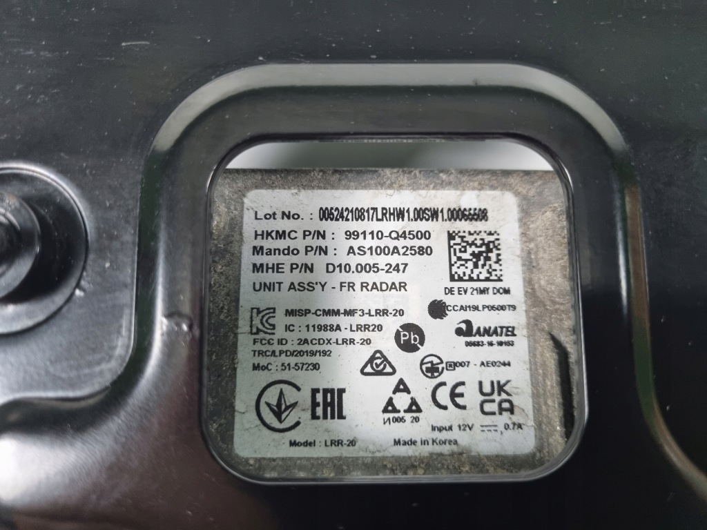фото №3, Kia niro радар датчик distronic 99110-q4500