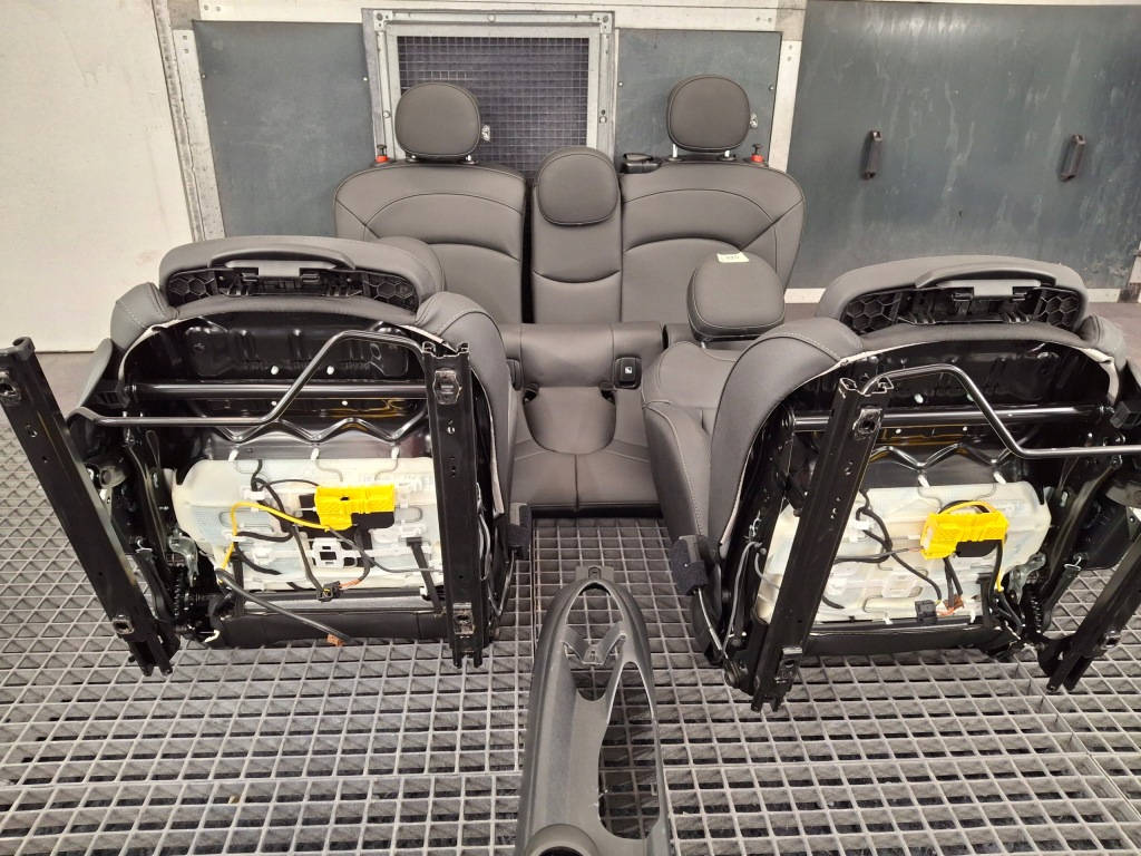 фото №9, Mini f55 салон сидіння обшивки тунель заднє сидіння idealny комплект jak новий europa