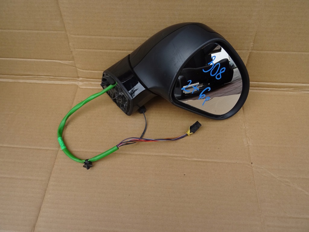 фото №1, Peugeot 308 зеркало правое 2+6