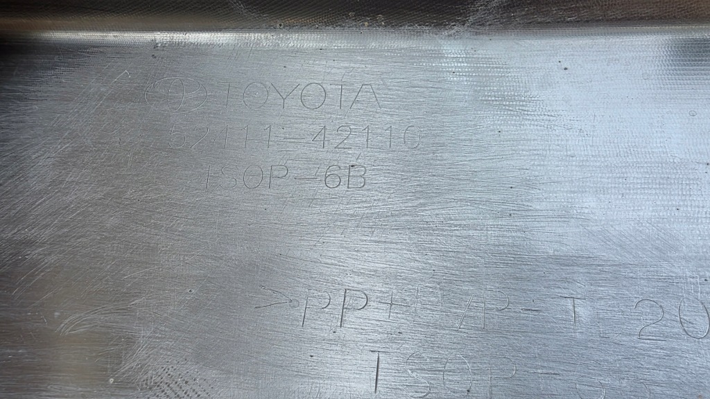 фото №10, Бампер передний нижний перед накладка спойлер toyota rav4 v