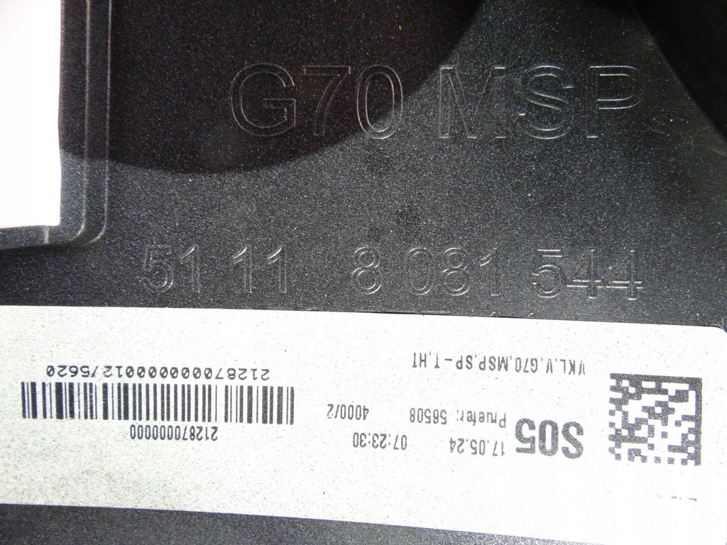 фото №13, Bmw i7 7 g70 m-pakiet 22- бампер перед передній 51118081544