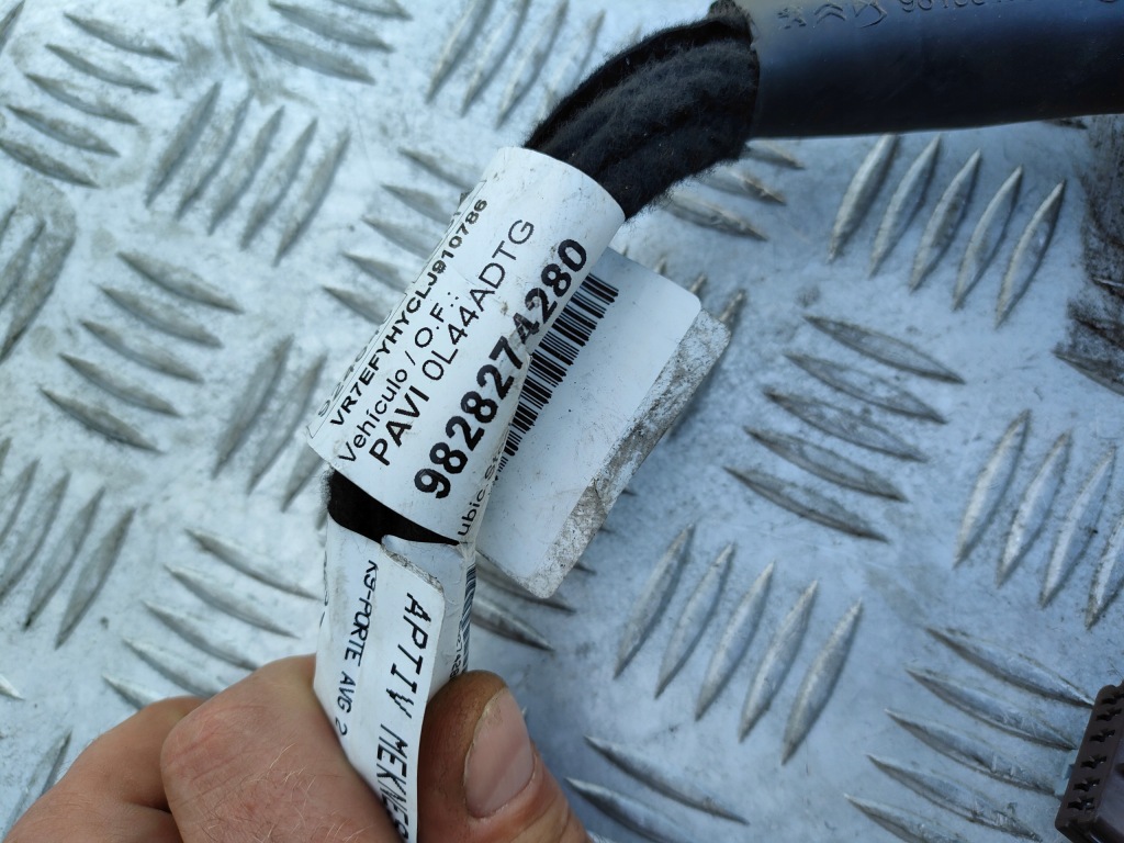 фото №5, Джгут електропроводка двері лівий перед berlingo iii eu 9828274280