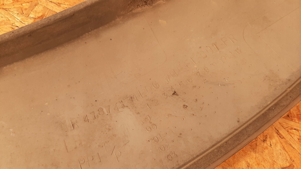 фото №8, Mitsubishi pajero iii молдинг накладка крыла левый перед mr478741