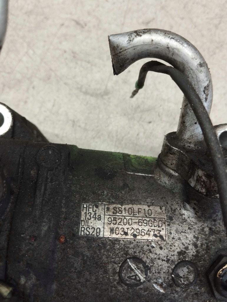 фото №5, Насос компресор кондиціонера 95200-69gc0 suzuki swift mk6 vagon r ignis