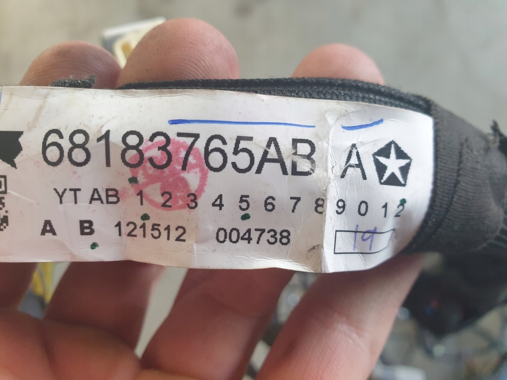 фото №6, Chrysler 300c ii джгут панелі приладової панелі консолі